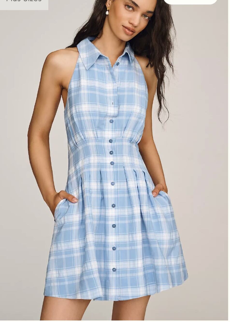 Anthropologie Tobie Mini Shirtdress by Exquise Dress Medium